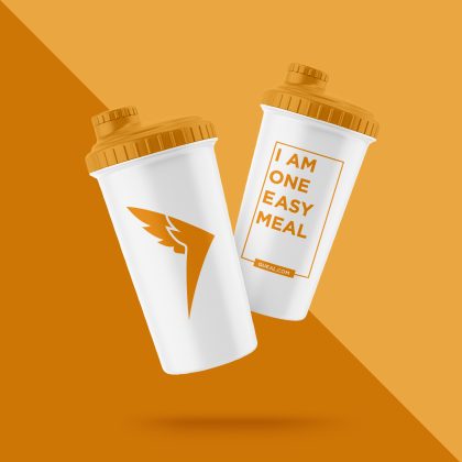 Queal Shaker with Orange Lids
