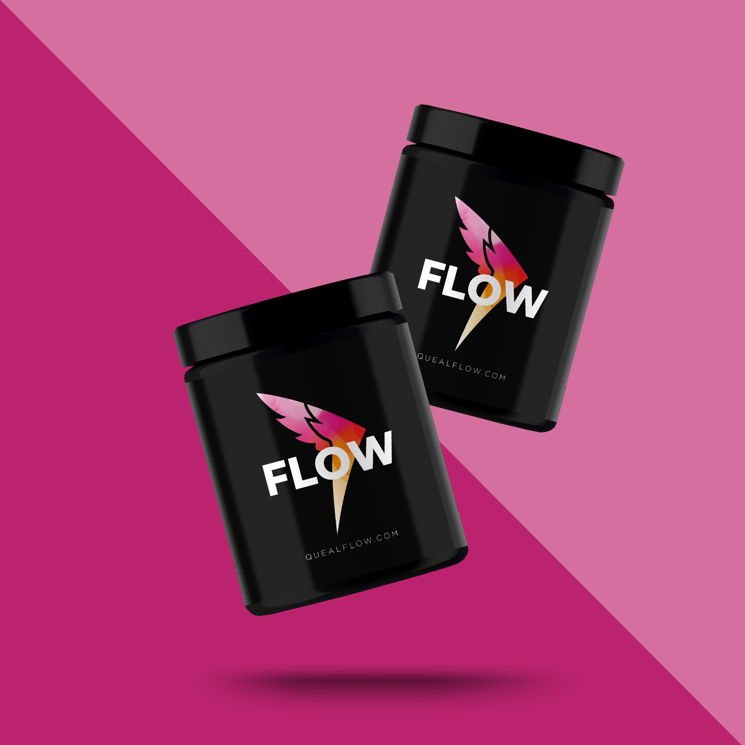Classic Raspberry - Flow 1 Queal Flow Nootropic Jars
