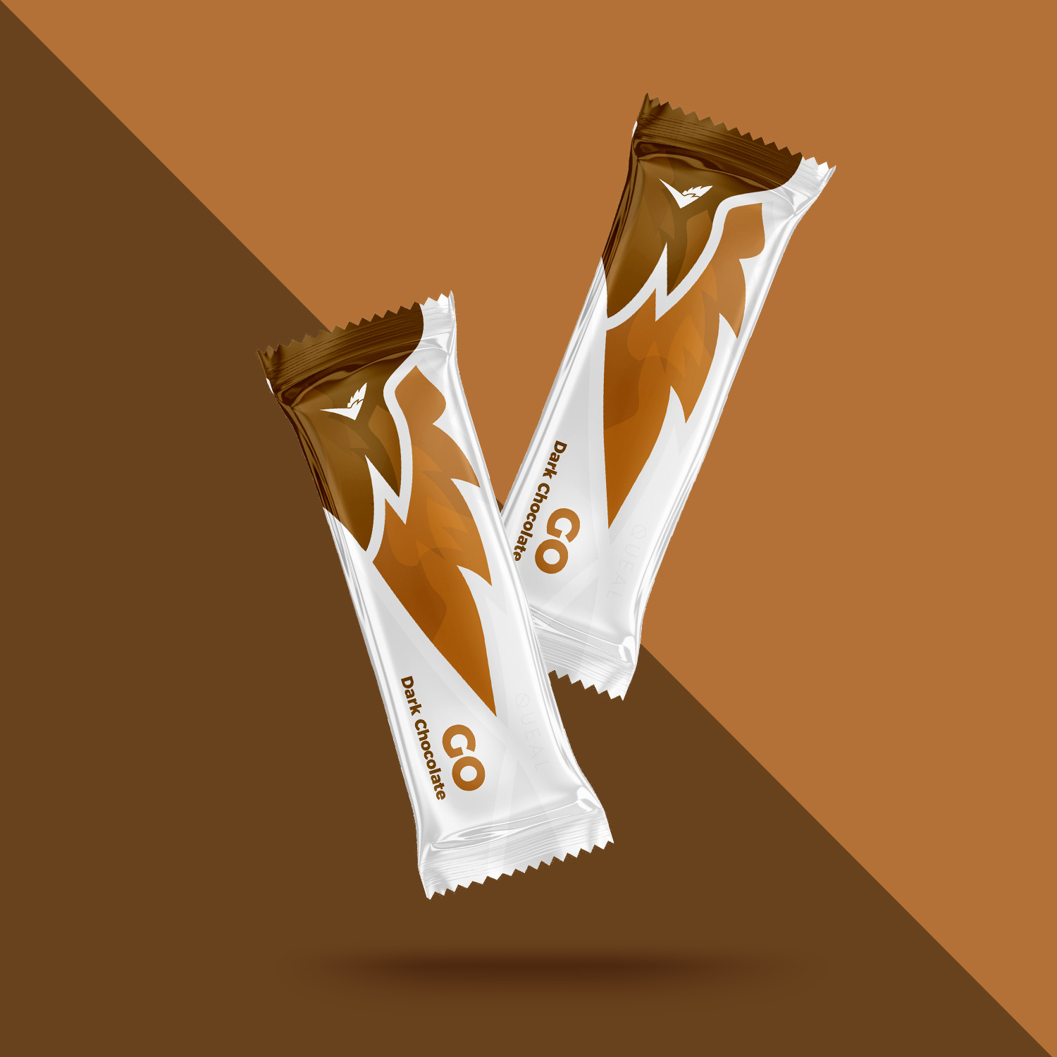Dark Choco Peanut - GO Bar 1 Queal GO Dark Choco Bars